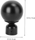 Artibetter 2pcs Roman Pole Decorative Head Curtain Pole Finials Curtain Rod Finials Drapery Finials Curtain Rod Ends End Cap Finial Curtain Rail E...