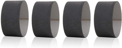 Monosaudio Carbon Fiber Speaker Spike Floor Protectors Speaker Isolation Feet 40x20mm Speaker Spike Floor Protectors Pad Stand for Audio,Speakers,...