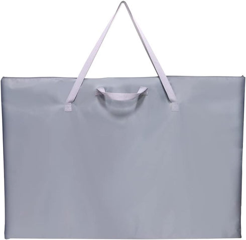 Large Size Art Portfolio Tote with Nylon Shoulder, Poster Board Storage Bag Office Supplies 24"X 36", Gray...