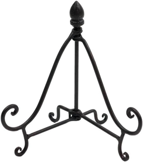 VIP Home and Garden Black Distressed Metal Easel, Small - 8"...