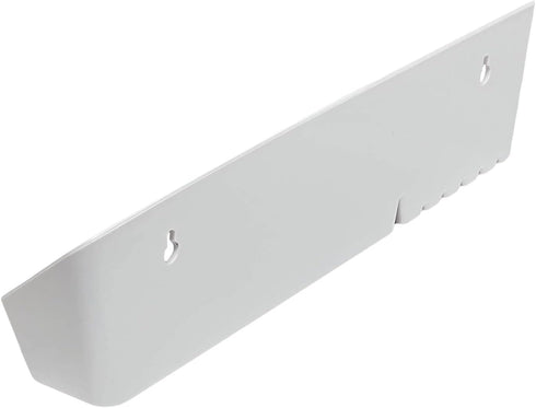 Bueyfolt 11" Kitchen Sink Front Tip-Out Accessory Trays with Mounting Screws, White, 2 Pack (Conventional Open Tray and Accessory Tray with Ring H...