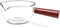 DOERDO Clear Glass Pot Milk Pan with Wooden Handle Breakfast Cooking Pot Glass Cookware for Home Kitchen Open Flame Heating Milk Pot (Clear 600ml)...