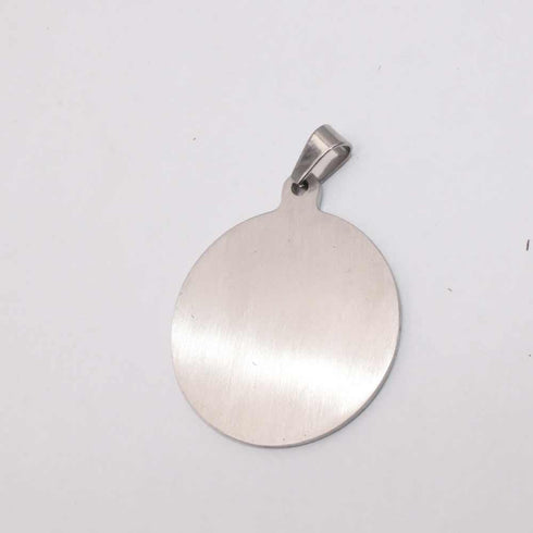 Engraved islam Muslim Quran Allah stainless steel necklace with 60 cm chain...