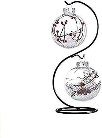 Archi 3 Pack Creative Hanging Plant Glass Stand Flower Holder for Landscape Garden Decor (S Shape Stand)...