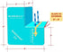 SureCorner 2.0 Sloped Corner Flashing for Windows - Pack of 2 to Fit with 1 Window, Teal...