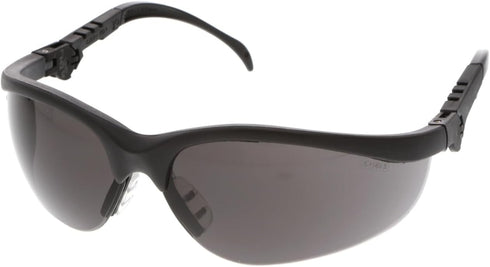 MCR Safety Glasses KD312 Gray lenses with UV Protection and Scratch Resistant Coating, 1 Pair...