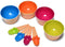 Dessert Bowls, 4 Pack Ice Cream Bowl Spoon Set, Frozen Yogurt Cups with Spoons Durable Plastic Candy Color Lovely Dessert Bowl DIY Ice Cream Tools...