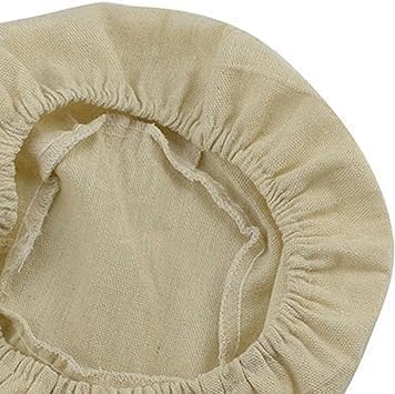 9 Inch Proofing Bread Basket Cloth, Reusable Breathable Liner Cotton Flax Proofing Bread Cloth, Round Cloth Baking Supplies Bread Proofing Baskets...