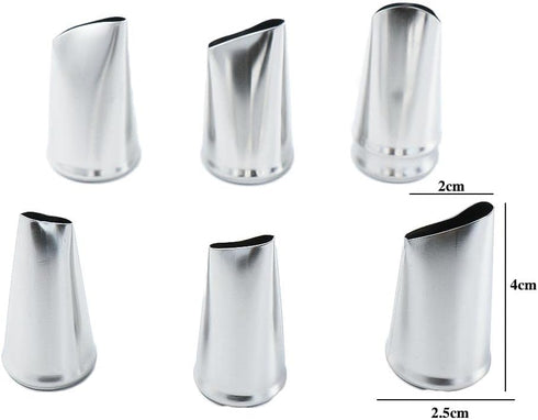 Piping Tips Tulip Molds Rose Cake Decorating Fondant Cake Supplies Bakeware Icing Nozzle Cake Nozzele...