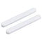 MECCANIXITY Magnetic Stirrer Mixer Stir Bar Rod 80mm(3.15") x10mm Cylinder Shape Coating Magnet White for Laboratory 2Pcs...