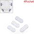 5Pcs Transparent Toilet Seat Bumper Set, Silicone Strong Adhesive Toilet Seats Lid Bumpers, Toilet Seat Buffers, Toilet Lid Rubber Pads for, Home,...