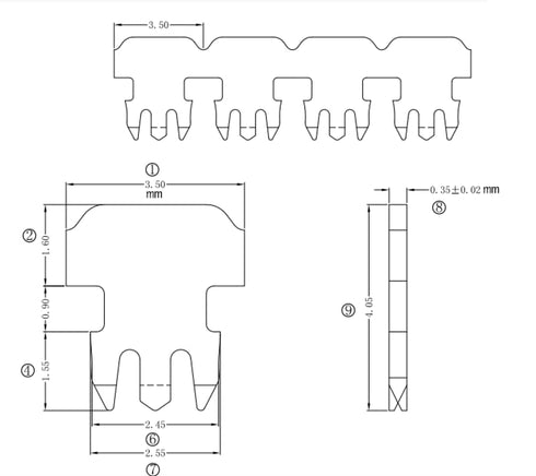 Cat5e RJ45 Connectors,100-PACK Cat5 Ends/Cat 5 Connector/Cat 5e RJ45 Modular Plugs(3-Prong Gold Plated 15?),UTP Network Plug for Solid Strand Cabl...