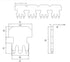 Cat5e RJ45 Connectors,100-PACK Cat5 Ends/Cat 5 Connector/Cat 5e RJ45 Modular Plugs(3-Prong Gold Plated 15?),UTP Network Plug for Solid Strand Cabl...