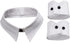Fake Collar Detachable Dickey Collar Lapel Choker Peter Pan Necklace False Collar and Wrist Cuffs Detachable False Sleeves (Type 1), One Size...