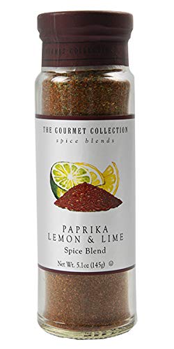 The Gourmet Collection Seasoning Blend, Paprika Lemon & Lime Spice, Cooking Seasoning for Chicken, Fish, Eggs, Mexican & Spanish Dishes. 156 Servi...