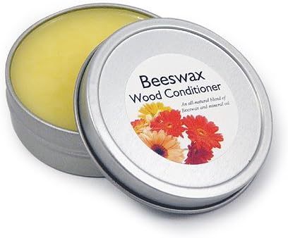 All Natural Beeswax Wood Conditioner and Polish, Made in the USA, 2-oz...
