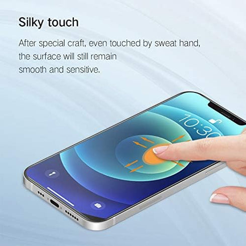 PERFECTSIGHT Anti Blue Light Tempered Glass Screen Protector Compatible with iPhone 12 & iPhone 12 Pro 6.1 inch 2020 Release, HD Clear Eye Care An...