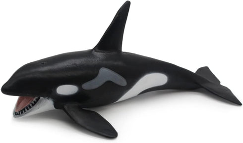 Solid Sea Animals Educational Toys,Simulation Ocean Shark Sea Creature Toy for Toddlers Kids (Killer Whale)...