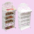 NUOBESTY Doll Shoes Rack Miniature Dollhouse Furniture for Girl Doll Playset Accessories...