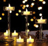 Battery Tea Lights-24 Pack LED Tea Lights Candles Realistic and Bright Flickering Holiday Gift Operated Flameless LED Tea Light for Seasonal & Fes...