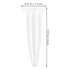 500pcs 1.5ml Conical Centrifuge Tubes Microcentrifuge Tube Plastic Test Vials with Lids Plastic Sample Small Bottle Vial Storage Container Test Tu...