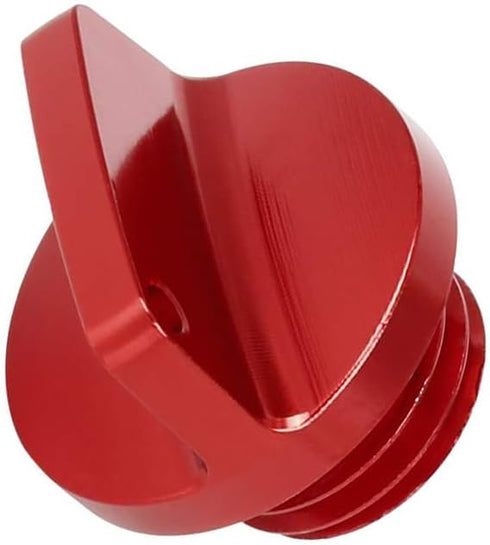 Universal Motorcycle Engine Oil Filler Cap Screw Cover Plug Replacement Red Valve Oil Cap...