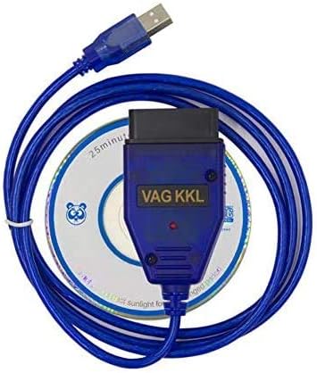 OBD2 KKL 409.1 VAG-COM USB Cable Auto Scanner Tool Suitable for Skoda, VW and Seat...