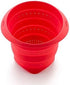 Lekue Collapsible Colander, 9 Inch - Compact Silicone Food Strainer, Space-Saving Kitchen Strainer for Pasta, Fruits, Vegetables - BPA-Free & Dura...