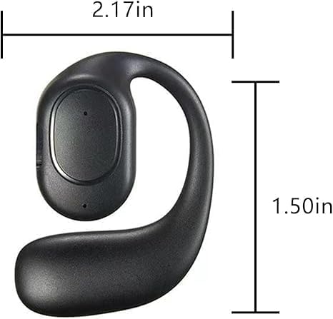 Non-in-Ear Wireless Bluetooth Headset, Open Headset, Hanging Headset, Touch Control Headset, Bone Conduction Headset (Black)…...