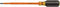 Klein Tools 601-7-INS 3/16-Inch Insulated Cabinet Tip Screwdriver with 7-Inch Shank, Made in USA...