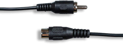 Standard RCA Composite Video Cable M/F, 6', 28AWG Audio Cable, Black (ZCAAFFMF-06)...