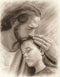 David Bowman My Child Wall Art Print Jesus Christ Kissing Child Religious Spiritual Christian Fine Art (11x14 print)...