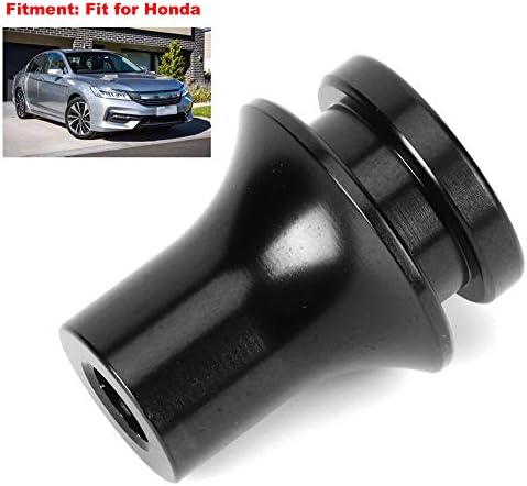 KIMISS Aluminum Shift Knob Boot Retainer, Car Gear Shift Knob Boot Retainer Nut Adapter M10x1.5 Thread Fit for Honda // Shift Boot knob Adapter...