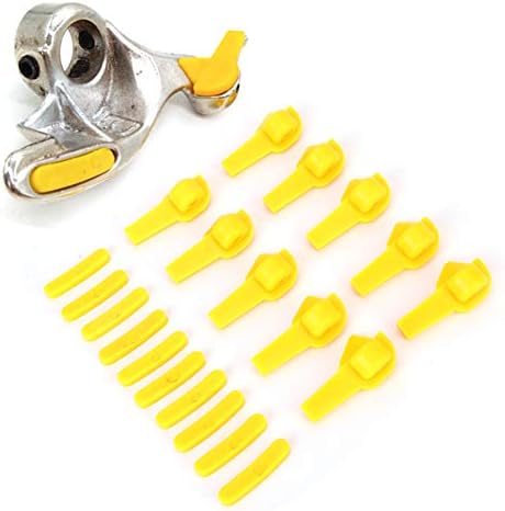 Tire Changer Mount Demount Head, 20pcs Tyre Changer Duck Insert Rim Protector Tire Demount Head Tire Machine Guard Wheel Side Protector for Mount ...