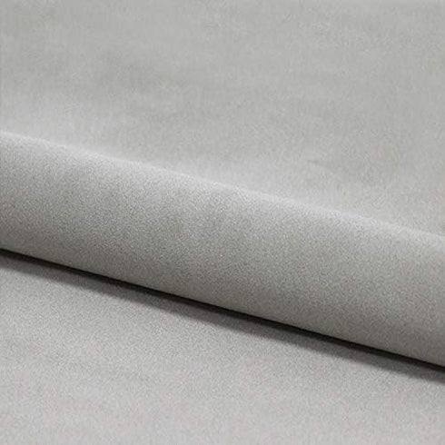 Gray Self Adhesive Velvet Fabric Sticky Felt Sheets for Art & Crafts, Jewelry Box, Drawer Liners- 2PCS x (17.3" x 39.3")...