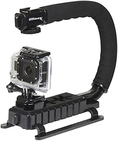 Ultimaxx Stabilizing Handheld Stabilizer Handle Grip with Accessory Mount for Camera, Camcorder, DSLR, DV Video; Compatible for Canon, Nikon, Sony...