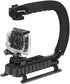 Ultimaxx Stabilizing Handheld Stabilizer Handle Grip with Accessory Mount for Camera, Camcorder, DSLR, DV Video; Compatible for Canon, Nikon, Sony...