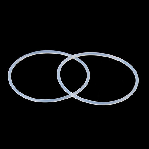 X AUTOHAUX Silicone O-Rings, 48.6mm OD 45mm ID 1.8mm Width VMQ Seal Gasket for Compressor Valves Pipe Repair, White, Pack of 20...