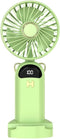 Handheld Fan Battery Operated face fan Small Personal Portable Fan Speed Adjustable USB Rechargeable Fan for Kids Girls Women Men Home Office Indo...