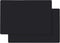 Silicone Counter Mats Set of 2, Heat Resistant, Kitchen Countertop Protector, Non Slip, Black...