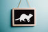 4-Inch Ferret Style Design Stencil, Reusable Mylar Cutout, for Sign Art, Crafts & DIY Projects...