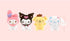 Cutie Hello Kitty Friends Character Plush Bag Clip Keychain Backpack Hanger 1PC 4.7in Cutie Cinnamoroll...