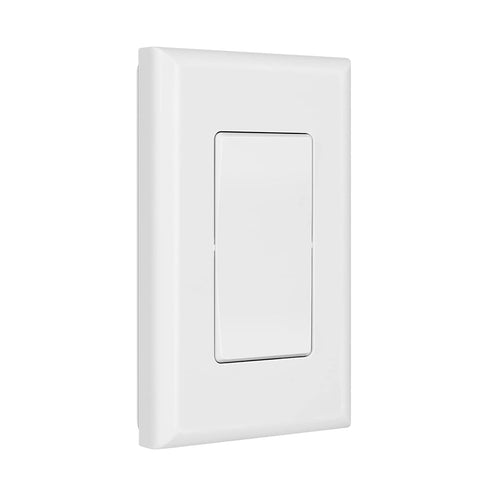 Suraielec Single Wireless Remote Control Wall Switch with Hanging Plate, Programmable and Expandable (Remote Only, Receiver Sold Separately)......