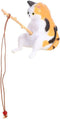 Cat Fishing Figurine Mini Cute Cat Statue Decor Mini Cat Fishing Fish Tank Ornaments Aquarium Miniature Figurines Animal Statues Ornaments for Hom...