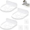 3 Pack Small Shelf, Security Camera Wall Mount Holder, Baby Monitor Mount,360°Rotation Security Bracket,Camera Not Included(3pack, White)...