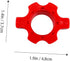 4 Pcs collar clip curly dumbbell supplies curling iron dumbbell hex nut household lock ring pole...