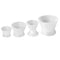 Healifty Dental Silicone Mixing Cup Lab Rubber Mixing Cup Self Coagulation Practical Dental Oral Cup...