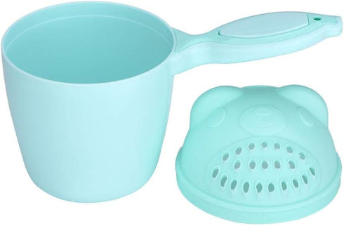 Baby Shampoo Rinse Cup Waterfall Spout Rinse Cup Sprinkler Bottle Cute Bear Shape Shower Water Scoop Head Washing Shampoo Rinse Cup Children's Pro...