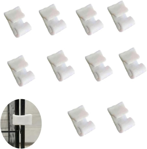 20 Pack Wire Cage Clips Cat Cage Door Latch Buckle Lock Snap on Detachable Connector Clamp for DIY Assembly Kitten Puppy Chicken Quail Pigeon Dog ...