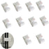 20 Pack Wire Cage Clips Cat Cage Door Latch Buckle Lock Snap on Detachable Connector Clamp for DIY Assembly Kitten Puppy Chicken Quail Pigeon Dog ...